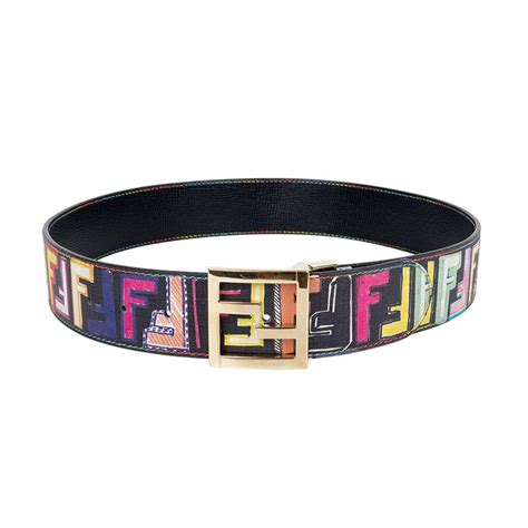 multicolor fendi belt for sale|fendi belt black and grey.